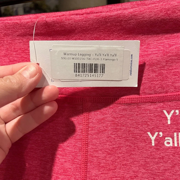 NWT Outdoor Voices women’s y’all y’all y’all warm up legging size small - Picture 5 of 7